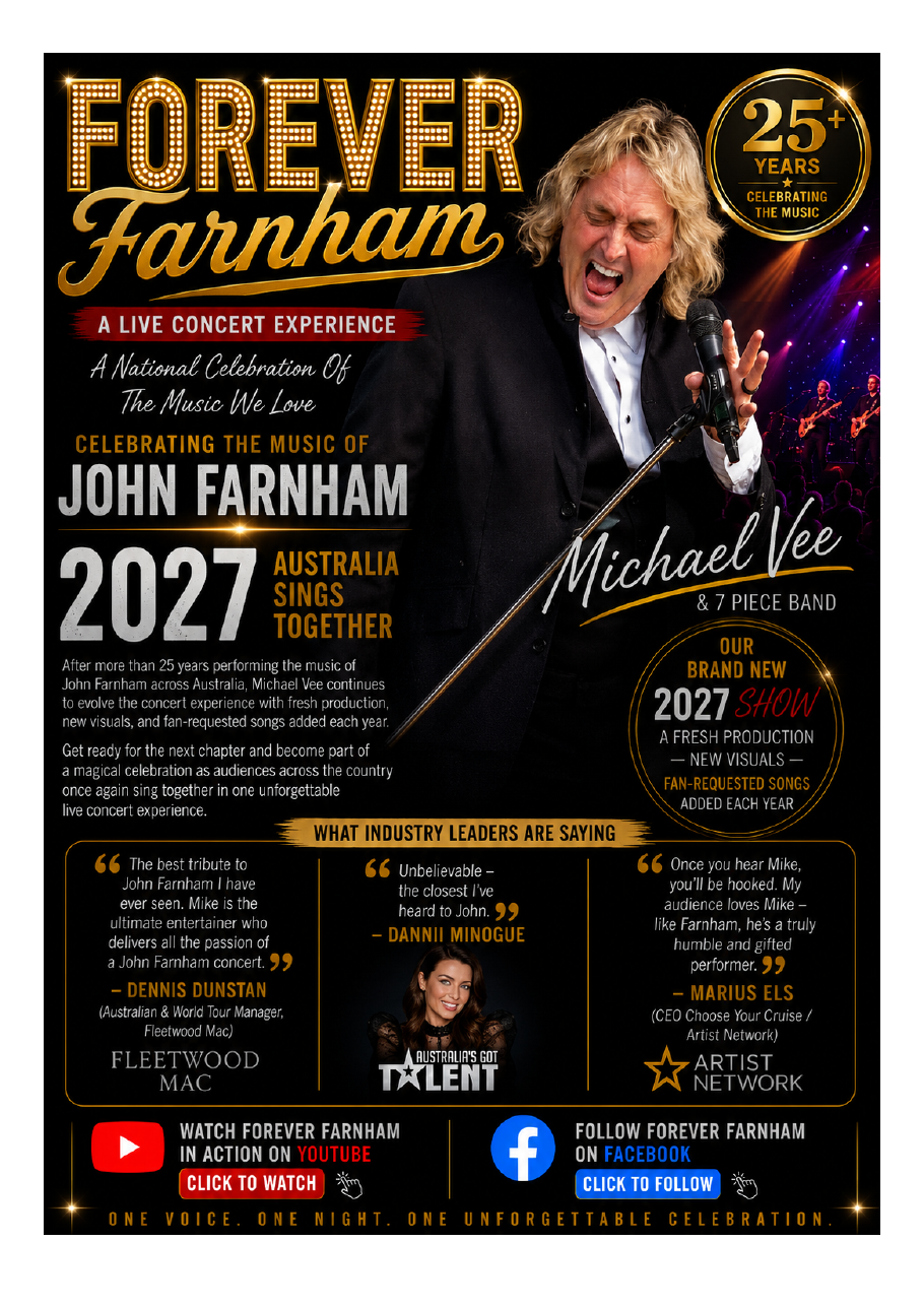 Forever Farnham 2027 electronic press kit cover